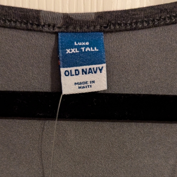 BNWT Charcoal Leopard Print Tee size XXL Tall - Picture 5 of 6